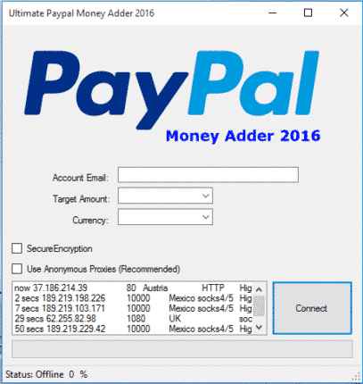 paypal money adder ultimate activation key
